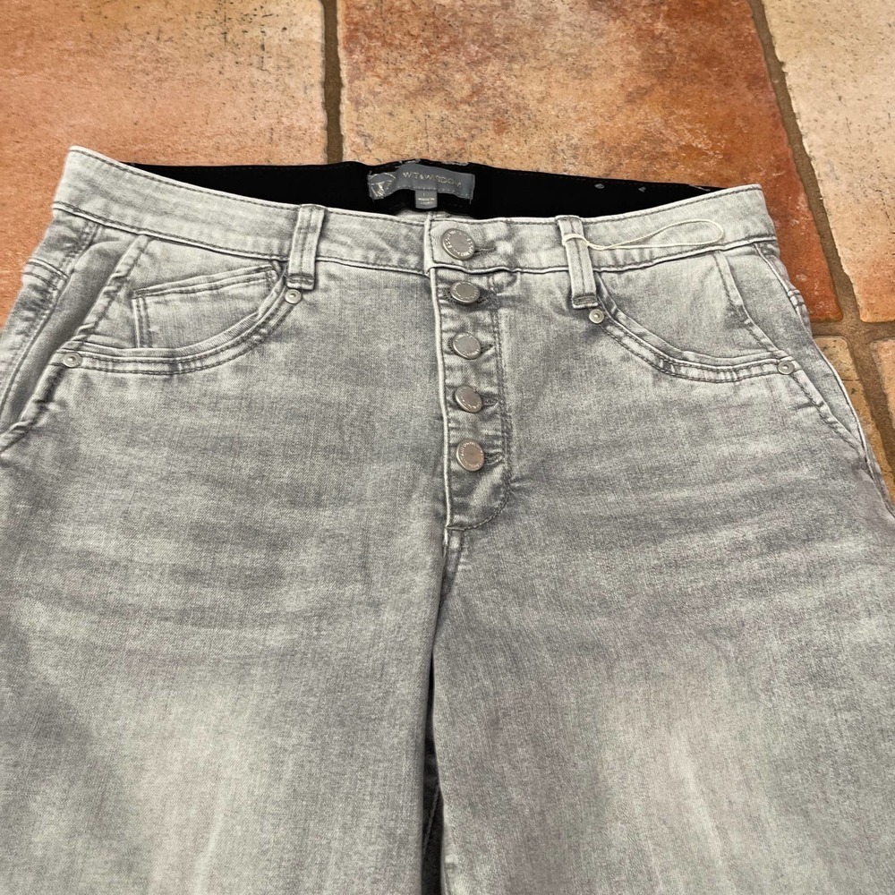 Wit & Wisdom “AB” SOLUTUON button fly Raw hem jeans - Picture 3 of 6